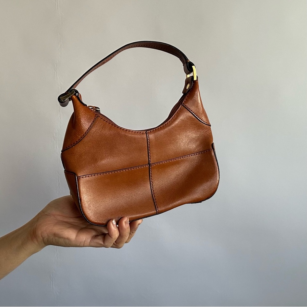 Y2K/90s Etienne Aigner leather handbag brown. - Picture 3 of 11